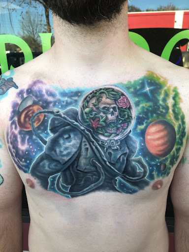 Explore jason voorhees tattoo ideas, creative tattoo ideas in Jacksonville, available at Electric Legacy Tattoo