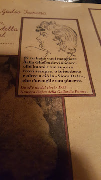 Hostaria il Cupolone à Pavia menu