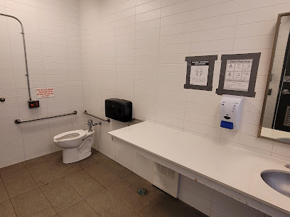 Public female bathroom