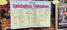 Restaurant tibétain KARMA à Paris carte