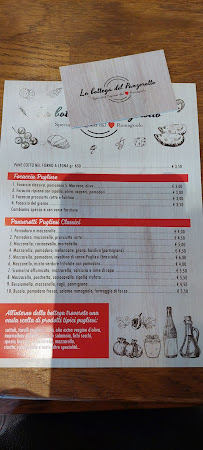 La Bottega del Panzerotto à Santarcangelo di Romagna menu