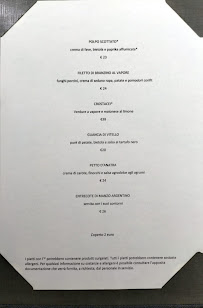 Menu / carte de Ristorante Nomade à Viareggio