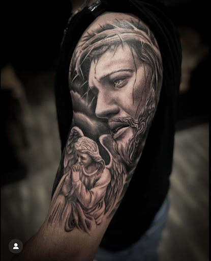 Explore name tattoo ideas for ladies, creative tattoo ideas in Goose Creek, available at Red Kirin Tattoo