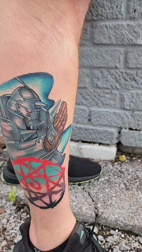 Explore black butler tattoo ideas, creative tattoo ideas in Clarksville, available at No Egrets Tattoo Studio