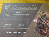 Restaurant de type buffet GRILL' INN à Limoges (la carte)