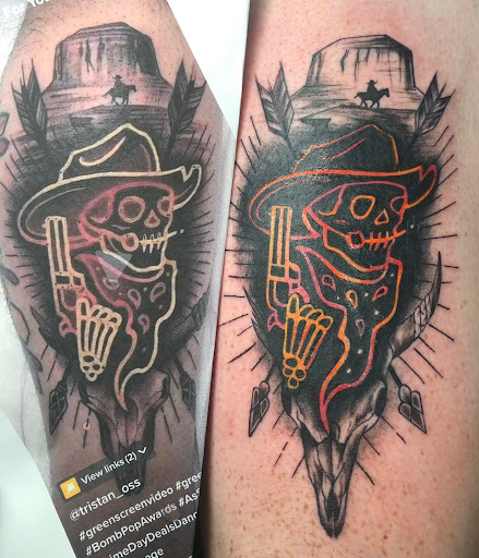 Explore dave matthews tattoo ideas, creative tattoo ideas in Williamsburg, available at Relentless Ink