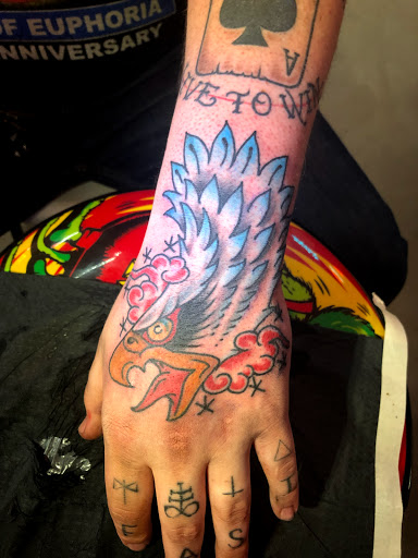Explore small marvel tattoos ideas, creative tattoo ideas in San Angelo, available at Good Vibes Only Tattoo Studio