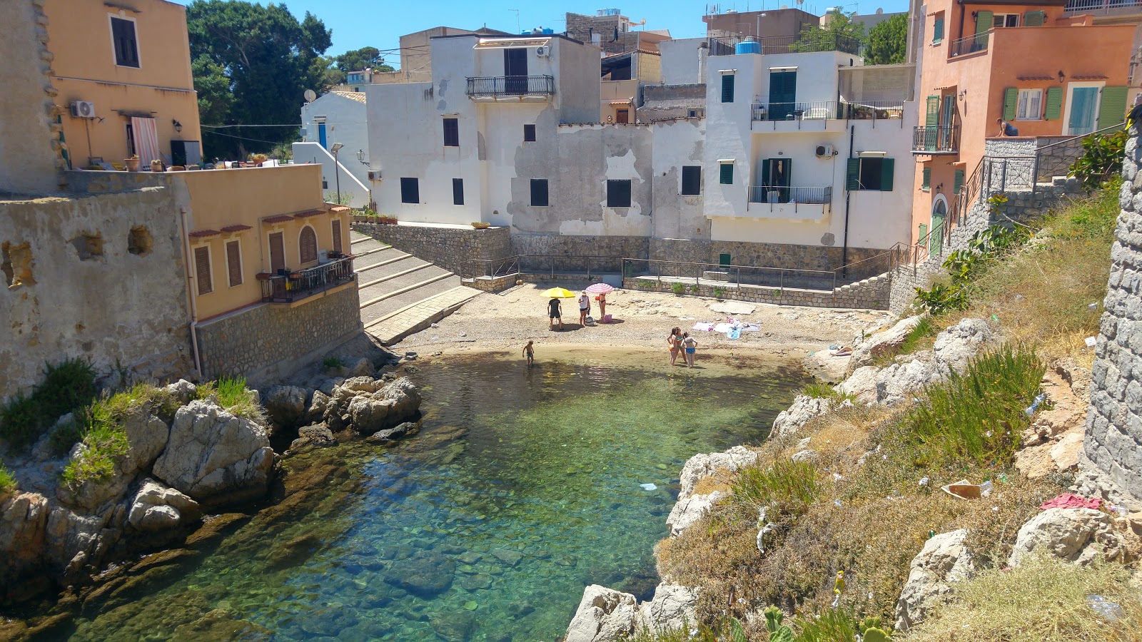Photo of Caletta Sant'elia with turquoise pure water surface