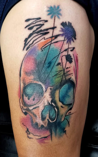 Explore gurren lagann tattoo ideas, creative tattoo ideas in Green Cove Springs, available at Under Your Skin Tattoos