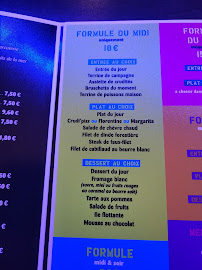 L'Indigo à Trégueux menu