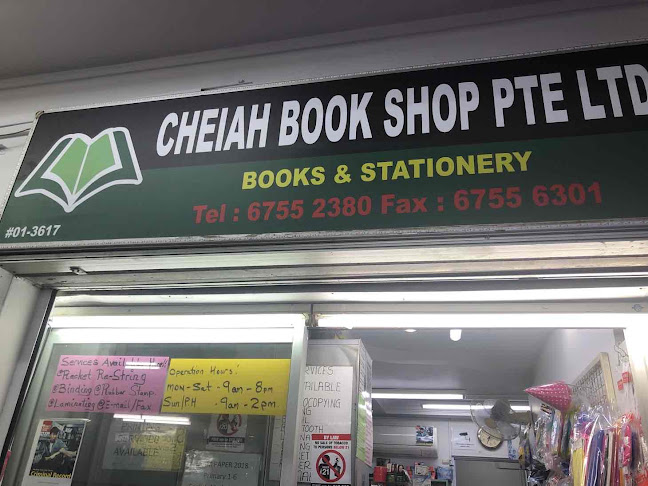 Opinii despre Cheiah Book Shop în Singapore - Book store