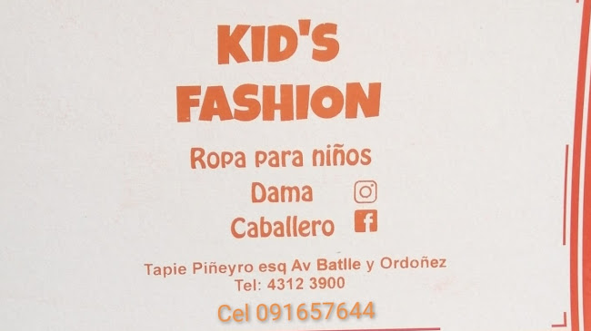 Kid's Fashion - Canelones