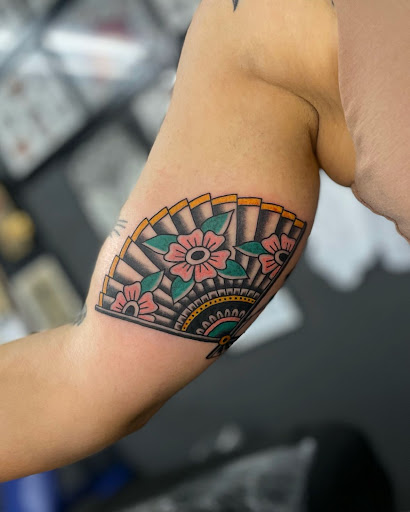 Explore goldendoodle tattoo ideas, creative tattoo ideas in San Jose, available at The Holy Scythe Tattoo