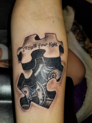 Explore faith over fear tattoo ideas, creative tattoo ideas in Onalaska, available at Divine Designs tattoo studio