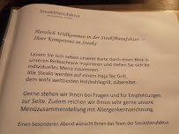Steakmanufaktur à Augsburg menu