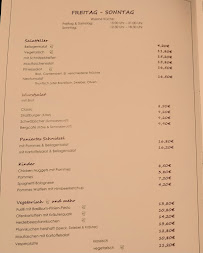 Menu du Angis Bergcafé - Angela Lehmann à Bad Wildbad