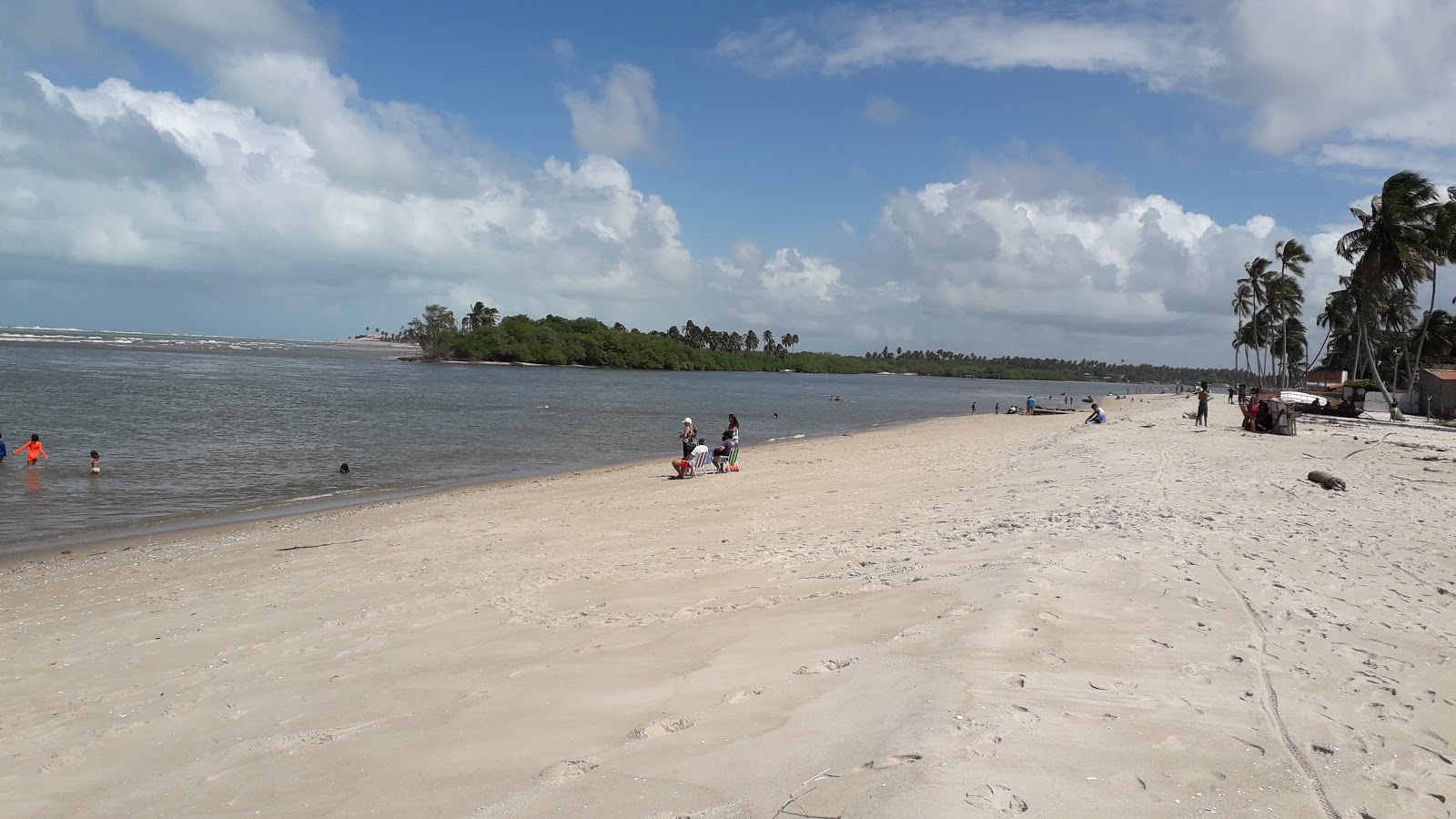 Fotografie cu Plaja Barra Nova zonele de facilități