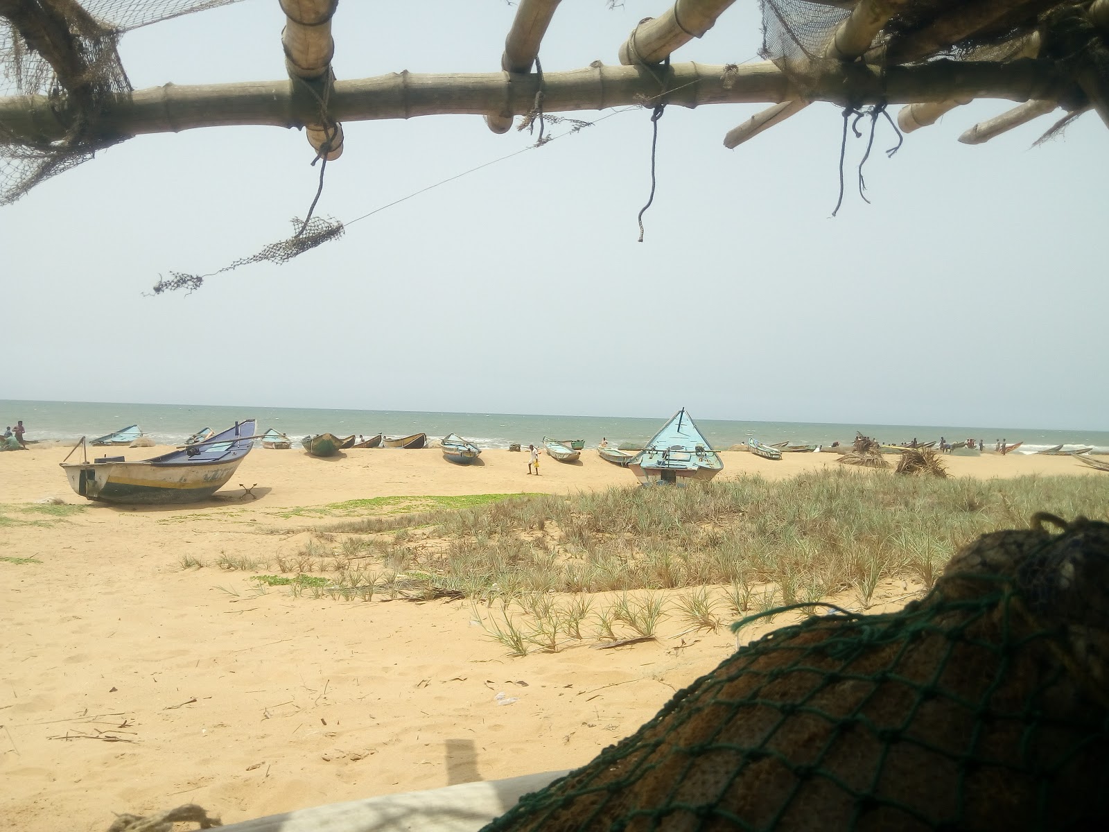 Budagatlapalem Beach的照片 带有长直海岸