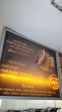 Carte du Ekin Kebab à Dijon