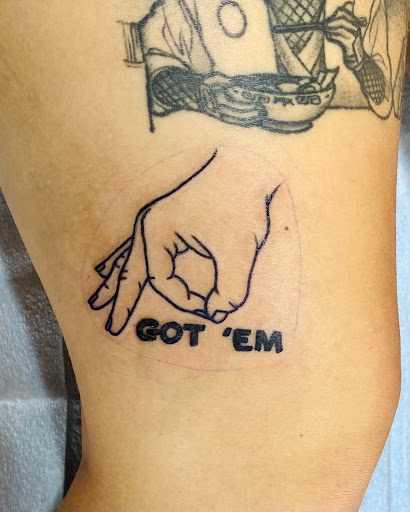 Explore cover up tattoo ideas for upper arm, creative tattoo ideas in Kissimmee, available at Fallen Heroes Tattoo & Piercing (Florida)