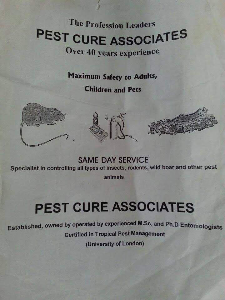 Pest cure associated