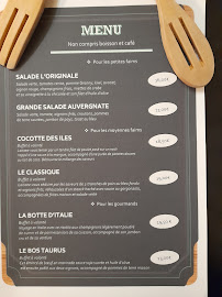 Menu / carte de Bar / Restaurant / Chambre à la nuitee à 45e/Le Champ de Foire à Châteaumeillant à Châteaumeillant