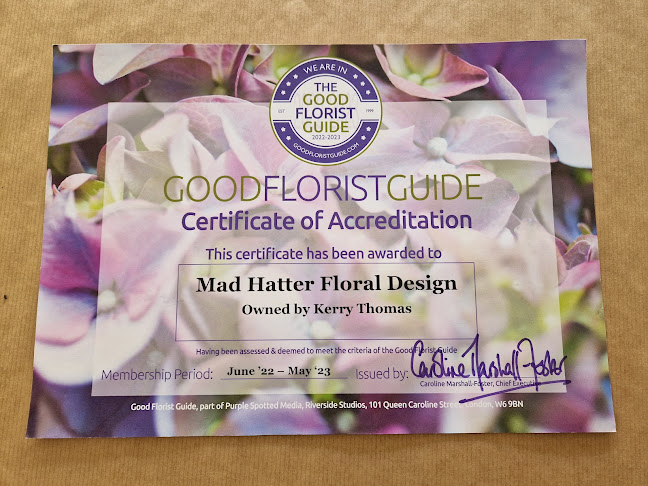 Mad Hatter Floral Design Ltd - Florist