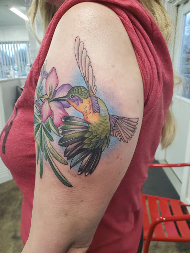 Explore tattoo collarbone ideas, creative tattoo ideas in Three Rivers, available at Portfolio Ink, LLC