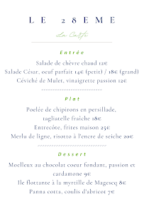 Menu du LE 28EME - RESTAURANT DU GOLF à Moliets-et-Maa