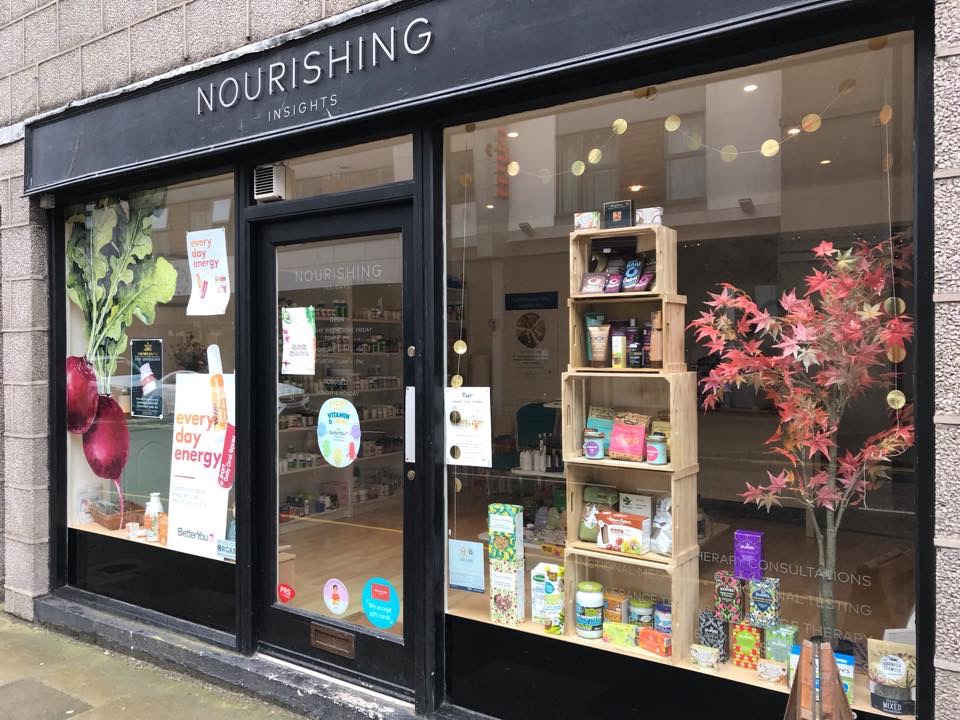 Nourishing Insights Nutritional Therapist, Massage and Health Shop, Aberdeen