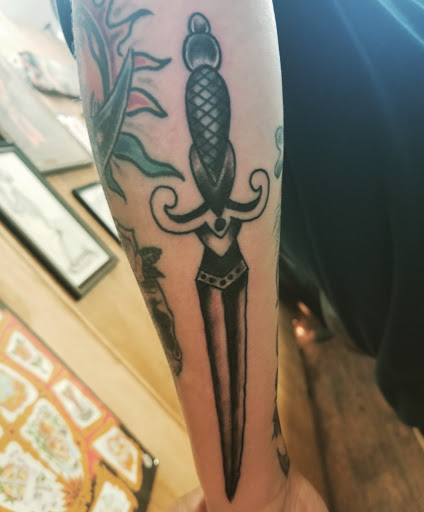 Explore tattoo ideas cancer survivor, creative tattoo ideas in Frisco, available at Frisco Tattoo Company - Steel PaintBrush