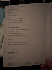 Taverna del Porto à Tricase Porto carte