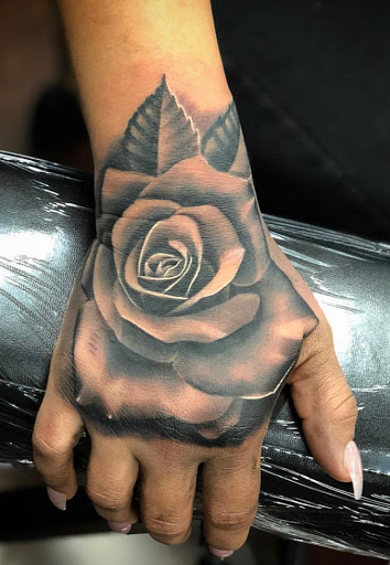 Explore crucifix tattoo ideas, creative tattoo ideas in Modesto, available at Inkwell Tattoo