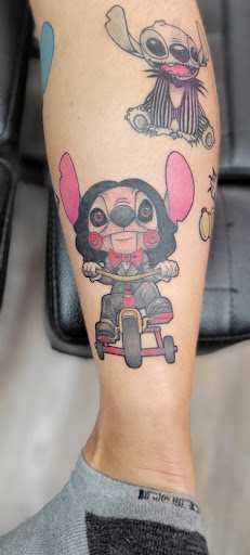 Explore small witch tattoo ideas, creative tattoo ideas in Ocala, available at The Tattoo Gallery of Ocala LLC