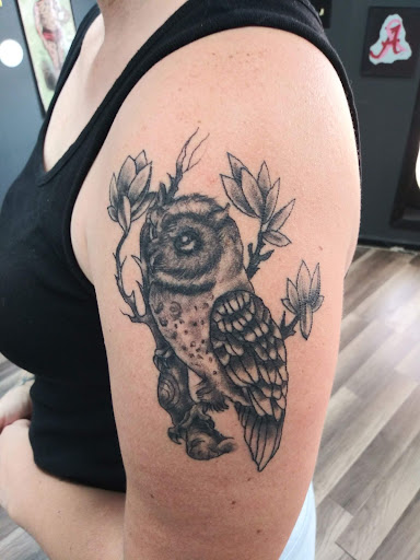 Explore physics tattoo ideas, creative tattoo ideas in Ozark, available at Tooth & Nail Tattoo & Piercing