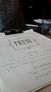 Carte du PATIO Restaurant Weinbar à Hamburg
