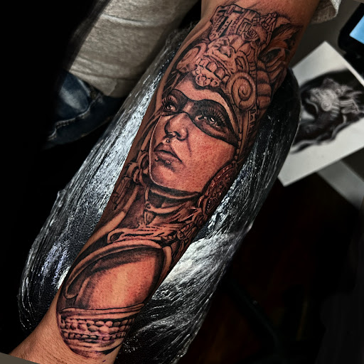 Explore electrical tattoo ideas, creative tattoo ideas in Roanoke, available at Saint Cecilias Art Studio