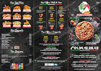 Menu / carte de pizza presto à Enghien-les-Bains