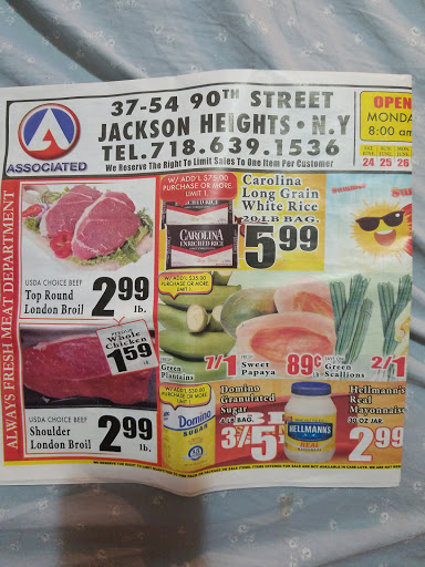 Supermarket «Associated Supermarket», reviews and photos, 3754 90th St, Flushing, NY 11372, USA