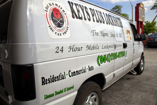 Locksmith «Keys Plus Locksmith», reviews and photos, 2832 Stirling Rd, Hollywood, FL 33020, USA