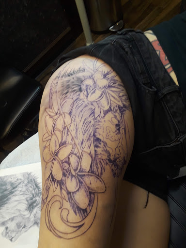 Explore tattoo music ideas, creative tattoo ideas in Oceanside, available at The Arcade Oceanside Tattoo