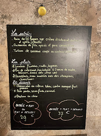 Menu du Restaurant La Bouteille Bleue à Périgueux