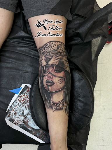 Explore chicano sleeve tattoo ideas, creative tattoo ideas in San Diego, available at Wylde Sydes Tattoo & Body Piercing
