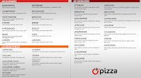 Carte du O'Pizza à Colmar