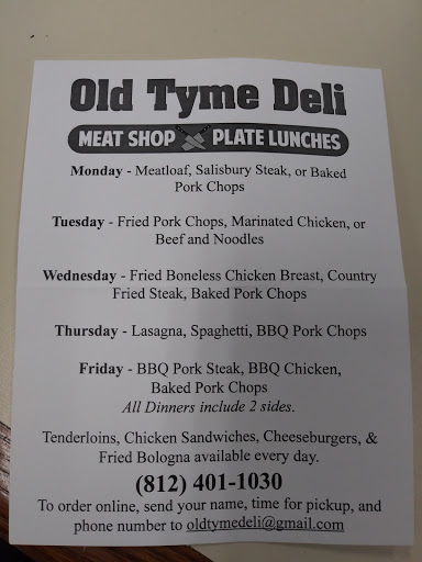 Deli «Old Tyme Deli & Meat Shop», reviews and photos, 307 N First Ave, Evansville, IN 47710, USA