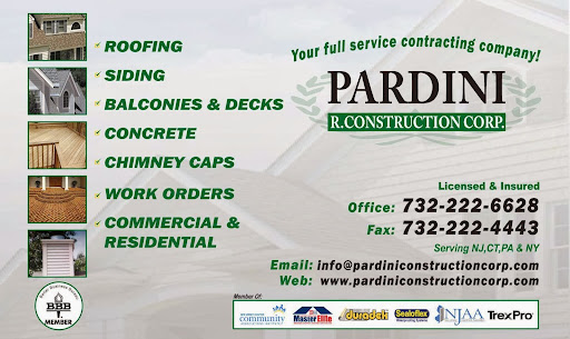 Pardini R. Construction Corporation. in Eatontown, New Jersey