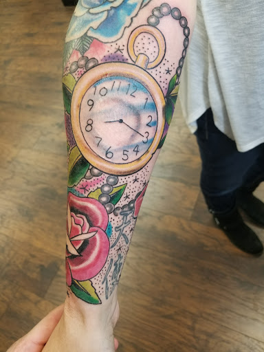 Explore tattoo ideas for the wrist females, creative tattoo ideas in Longview, available at Anchor Down Tattoo and Piercing