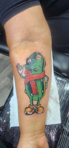 Explore bigfoot tattoo ideas, creative tattoo ideas in Riverside, available at Darkstar Tattoo CA