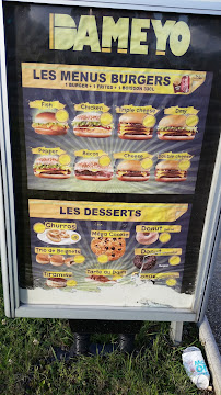 Dameyo à Champs-sur-Marne menu