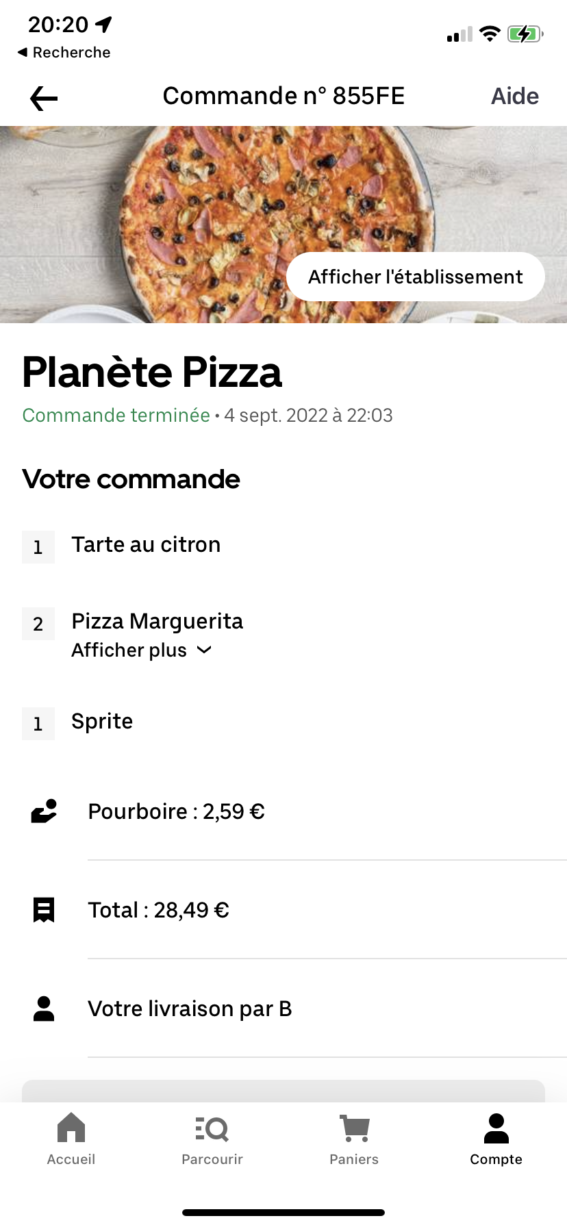 Photo n° 2 de l'avis de Lauryne. fait le 04/09/2022 à 21:06